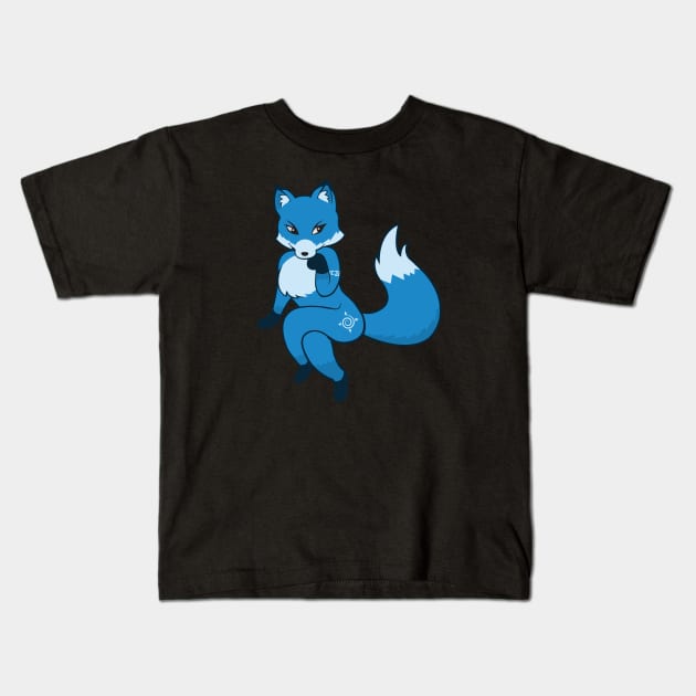 Krystal Fox Kids T-Shirt by Brony Designs